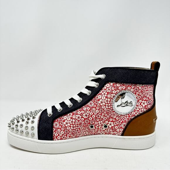 Christian Louboutin Louis Orlato Spike High-Top Sneakers Size Women’s US 10 - Picture 6 of 11